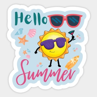 Summer Lover Design Sticker